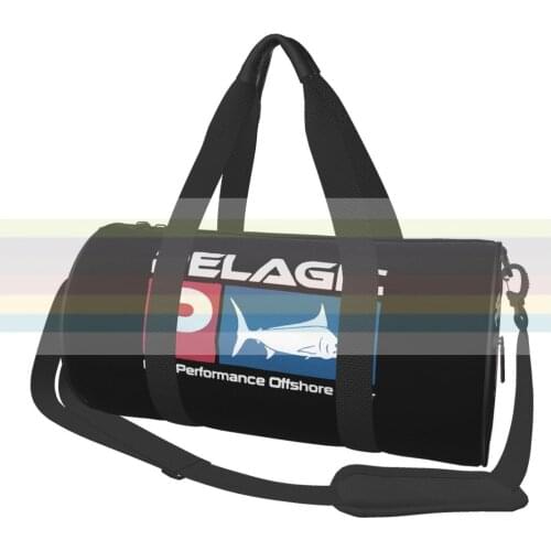 Pelagic universal travel sports fitness shoulder bag. Nylon portable outdoor sports bag. Dry and wet separation bag