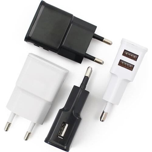 USB Adapter Charger For Mobile Phone 5V 2A USB Travel Charger Power Adapter EU Portable Universal Phone Charging For LED Strip