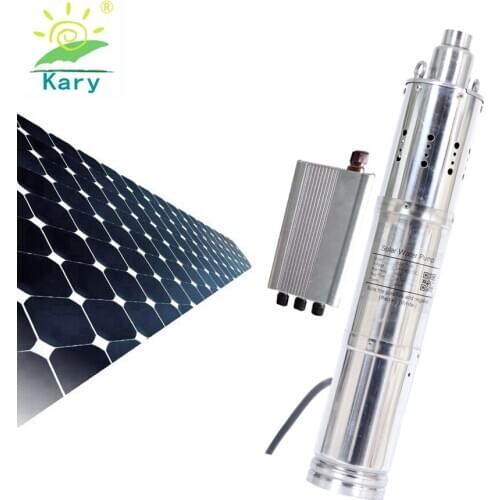 Kary lift 20m 1hp 1.5hp 2M3/H flow rate DC 24v brushless motor solar water pump for home and farm water supply