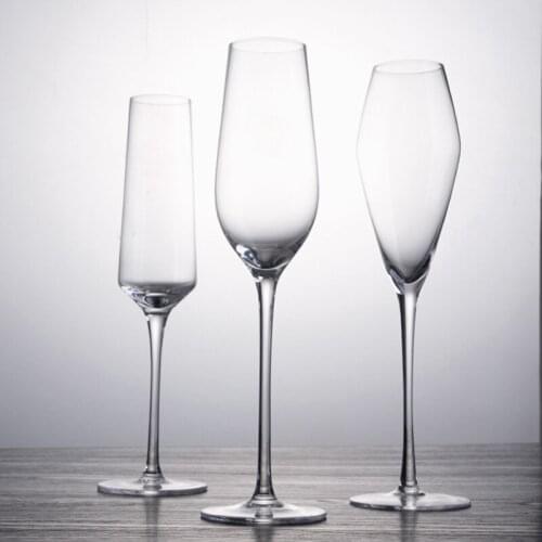 High Selling 200ml Champagne Glass Copas De Cristal Wine Glass Goblet Cocktail Glass Lead-free Glass Family Party Drinkware Cup