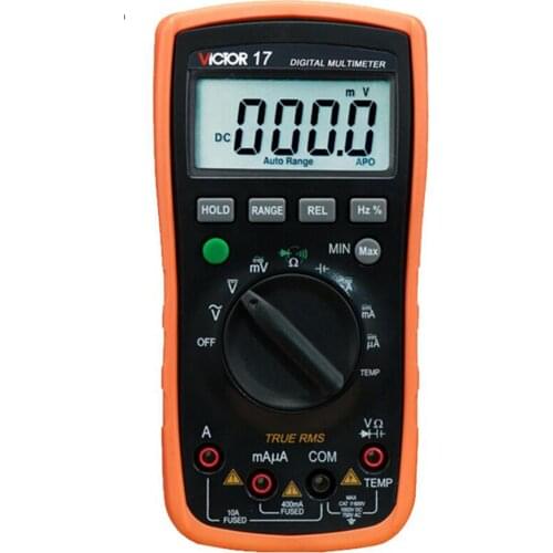 VICTOR 17 VC17 High-Precision Digital Multimeter Mini Handheld Multimeter,Centered on the Dual-Integral A/D Conversion,New