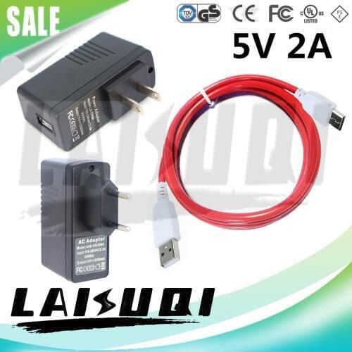 1pcs 5V 2A US EU Plug Power Adapter Charger Supply 3.3ft Cable For Fuhu Nabi XD JR DreamTab DMTab Touch Screen HD Kids Tablet