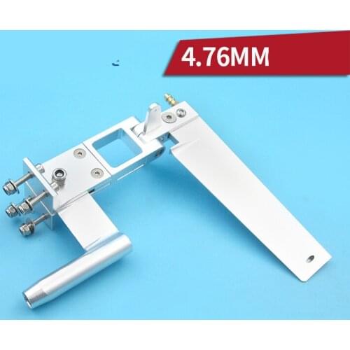 1PC Aluminum Alloy 4.76mm Shaft Bracket+110mm Suction Water Rudder with Copper Water Nozzle for RC CAT Jet Boats