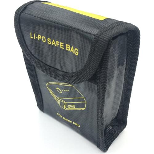 1pcs DJI Mavic PRO Lipo Battery Explosion-proof Safe Bag Mavic Pro Battery Fireproof Case Fiber Storage Box Protector