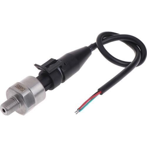 2020 New DC5V 1/8NPT Pressure Transducer Transmitter Sensor Stainless Steel Oil Air Water