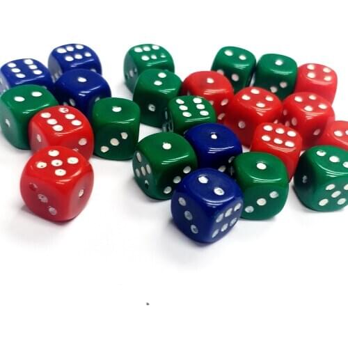 50 pc 10mm game cube Dices Boys Girls Kids Birthday Party Joke Pinata Toys Home Game toy Use Favors gift bag Gag party loot