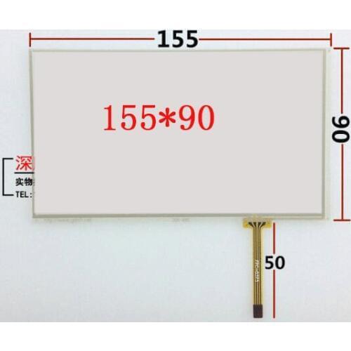 6.5 Inch Touch Screen car caska cable Lingou Huayang Lu Teshi at065tn14 155*90