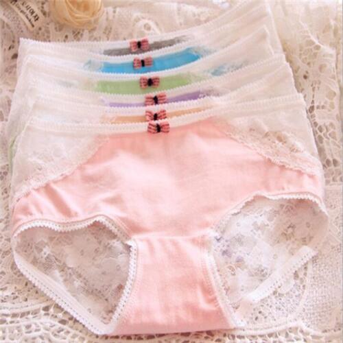 6 Fashion Cotton panties womens Childrens Girls Underwear Kids shorts priefs Comfort Multi-color SQ-8033-6P