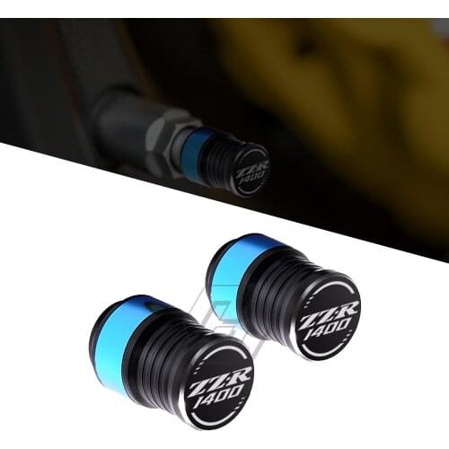 Motorcycle Accessories Wheel Tire Valve Caps Covers Case for Kawasaki ZZR1400 ZZR 1400 Rim
