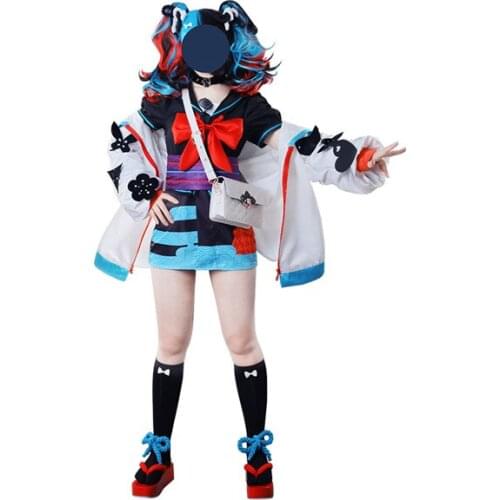 Anime Fate/Grand Order FGO cosplay Japanese women JK Uniform dress+coat Lovely Uniform for Adult A