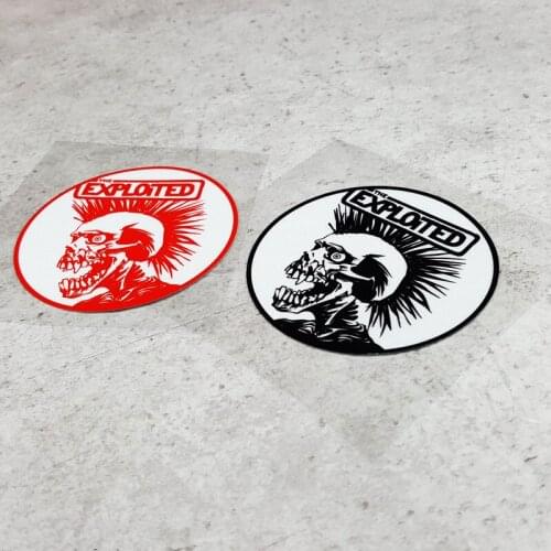 Car Styling Vinyl Coll Skull Head Racing Motorcycle Auto Window Body Sticker Decal