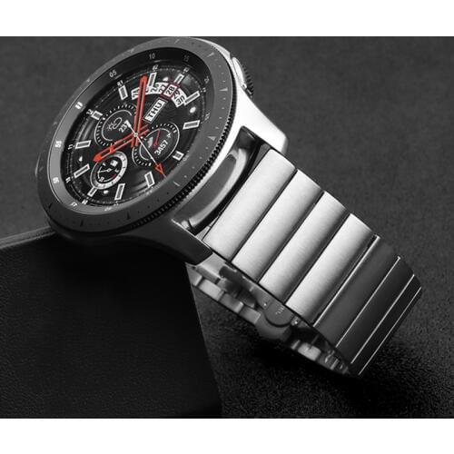 Stainless Steel band for Samsung Galaxy watch 46mm/42mm/Active 2 strap Luxury Gear S3 Frontier band Huawei watch GT 2 bracelet