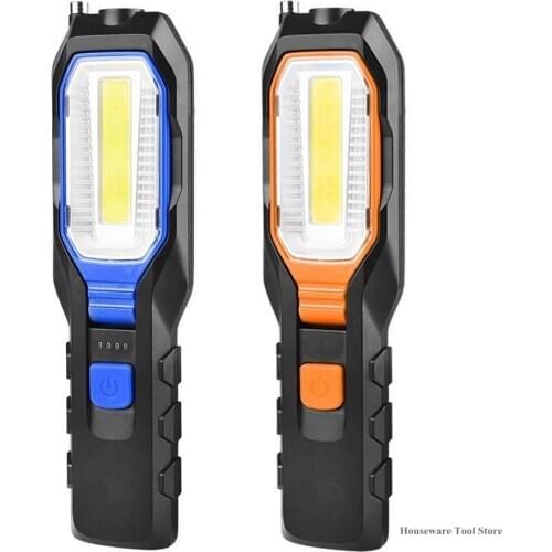 COB LED Light Portable USB Rechargeable Led Lighting Working Flexible Magnetic Inspection Lamp Flashlight Emergency Lights Torch