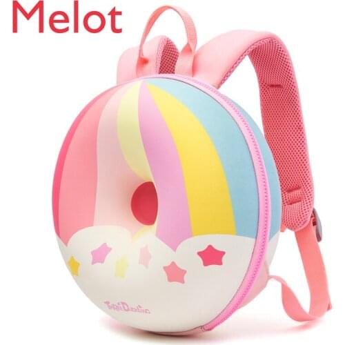 Kindergarten Backpack Childrens Cute Backpack Lightweight Primary School Student 5-Year-Old Boys and Girls Bag