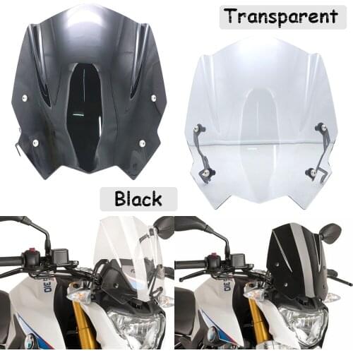 Motorcycle for BMW G310R G 310 R 2016 2017 2018 2019 Windshield Windscreen Shield Screen with Mounting bracket High Quality ABS