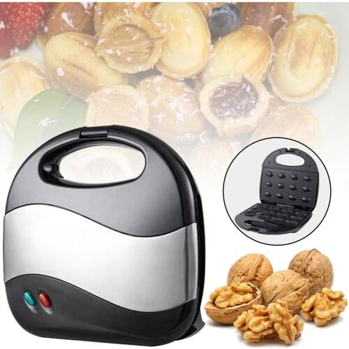 Electric 220V Walnut Cake Maker 12 Cell Nut Waffle Maker Breakfast Toaster Home kitchen Baking Tool DIY Cookie Maker Accessories