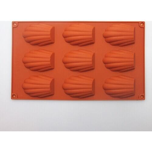 1pcs Shape Silicone 9 Cavity Cake Decorating Cake Mould DIY Baking Tools Bakeware Supplies Chocolate Madeleine Mold