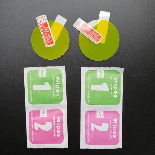 Round TPU Soft Film For Lemfo Clomi Zeblaze Senbono Lokmat Torntisc Makibes Kospet Ksun Smart Watch Screen Protector (Not glass)