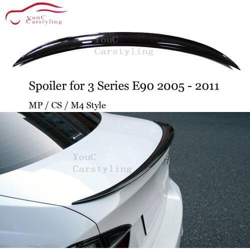 M-performance / CS / M4 Carbon Fiber Rear Spoiler Wing for BMW E90 Sedan 3 Series 2005 - 2011 320i 325i 330i 335i Trunk Boot Lip