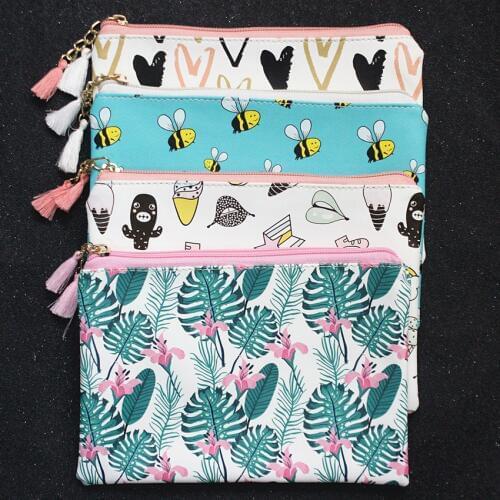 M266 Cartoon Women Cloth Bag Fashion Bee Cat Cactus Love Design Handbag Student Girl Women Bag Gift Wholesale