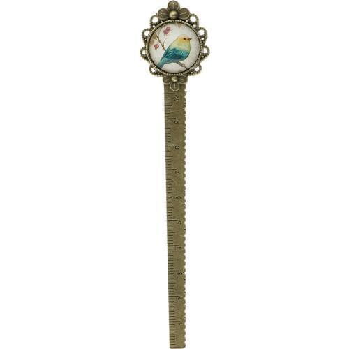 Metal Antique Bronze Plated Bookmark Flower Bird Bookmark Wedding Party Gift Favors Supplies School Office DIY For Kids