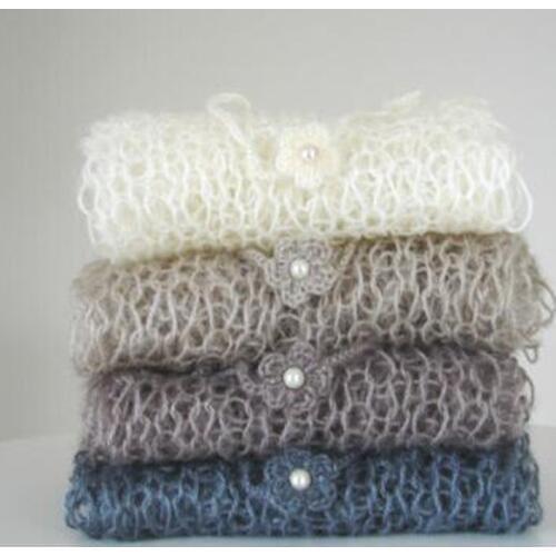60*30mm,Hand Knit Mohair Wraps Mohair Wrap Newborn Photography Wraps Baby Shower Gift Newborn props