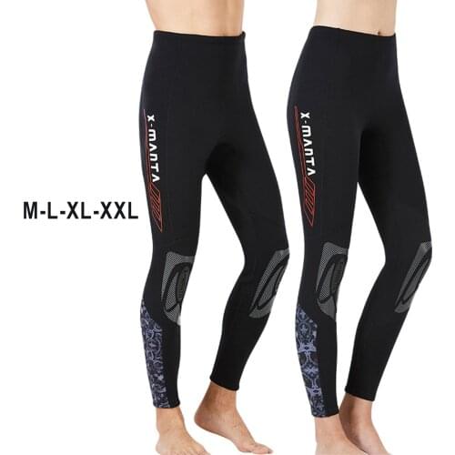 Mens Womens 1.5mm Neoprene Wetsuit Pants Scuba Diving Snorkeling Surfing Swimming Warm Trousers Leggings Tights Full Bodys