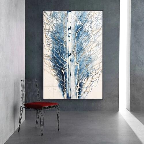 Landscape Posters and Prints Wall Art Canvas Painting Abstract Modern Decorative Painting for Living Room Home Decor Frameless