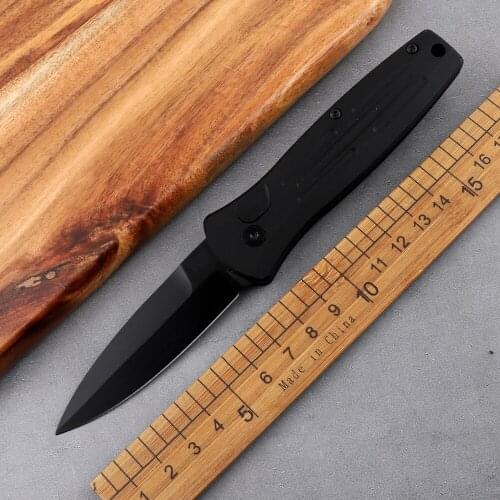 New 3551 black 154CM blade aluminum alloy handle outdoor camping hunting self-defense multifunctional kitchen fruit knife