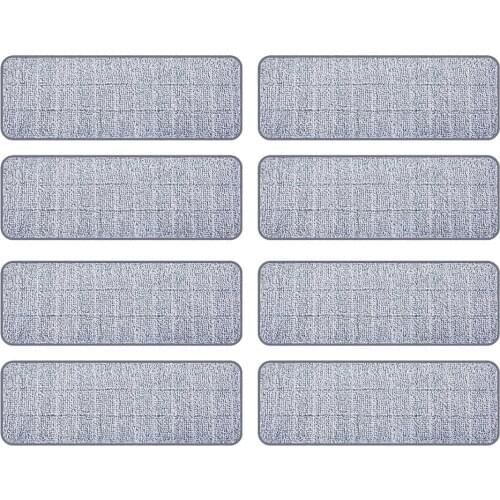 Flat Mop Pads Microfiber Refill Head Cleaning Rag Cloth for Spray Mops 33x12cm