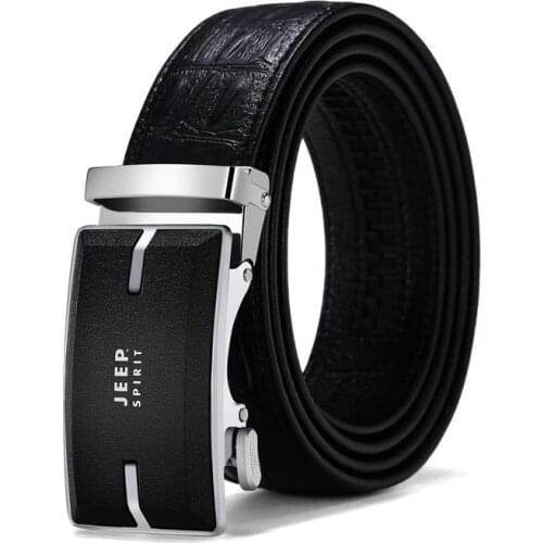 Genuine Leather Belt Men Cowskin Split Leather Designer Belt Business Casual Waist Belts Automatic Buckle Mens Belt 110-130cm
