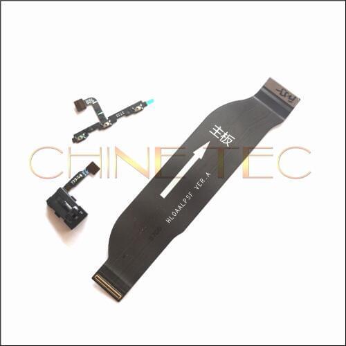 Headphone jack audio power volume sidebutton flex,main mother board connect charging usb cable for Huawei Acsend mate 10