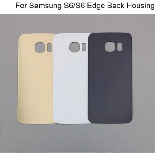5.7" For SAMSUNG Galaxy S6 Edge s6 edge Plus Back Battery Glass Cover Rear Door Housing Glass Case For SAMSUNG S6 Battery Cover