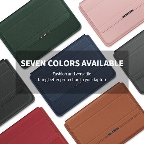 Ultra-thin Magnetic Suction Laptop Sleeve Bag Notebook Case Notebook Stand Tablet Sleeve Cover Bag for Macbook Pro Air HuaWei