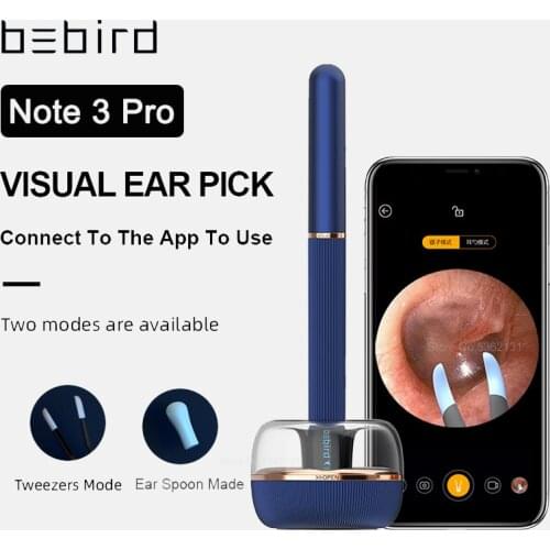 Xiaomi Bebird Note 3 Intelligent Visual Ear Stick 1000W HD Endoscope Ear Cleaning Tool Mini Camera Otoscope Borescope Ear Picker