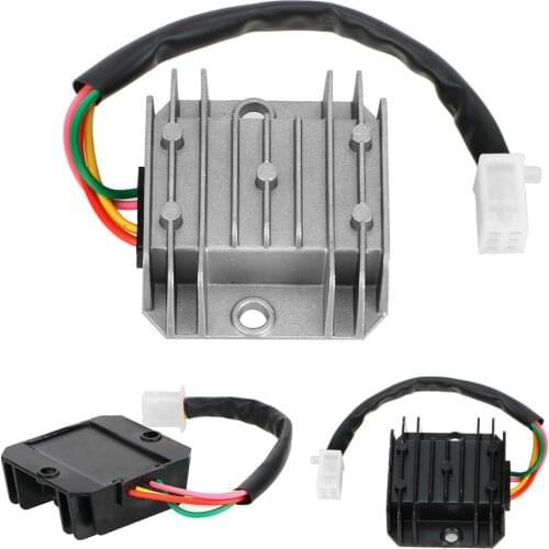 For 150-250CC ATV Scooter Universal Motorcycle Voltage Stabilizer 4 Wires 4 Pins 12V Current Rectifier Voltage Regulator
