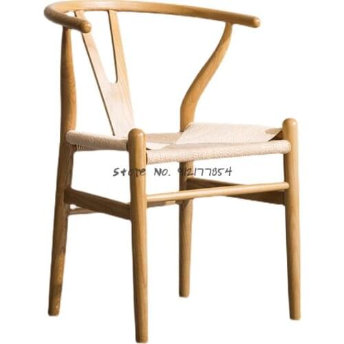 Y Chair Solid Wood Back Chair Ash Wood Tea Chair Simple New Chinese Dining Chair Home Bed And Breakfast Chair Nordic Wooden Chai