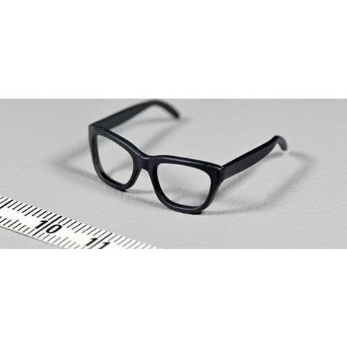 1/6th Black Trendy Decorative Glasses Frame Model for 12" Female&Male Body Doll