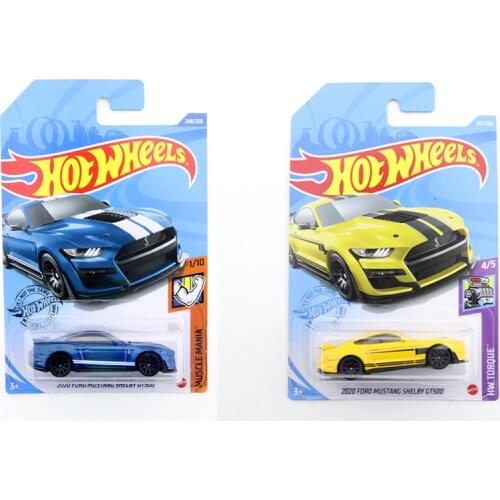 2021 Original Hot Wheels Mini Alloy Coupe 2020 FORD MUSTANG SHELBY GT500 1/64 Metal Diecast Model Car Kids Toys Gift