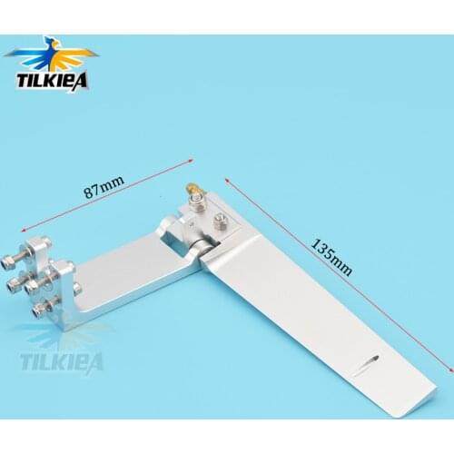 Aluminum Methanol Boat Brushless Electric Boat 87x135mm Water Rudder for RC Boat Good Quality