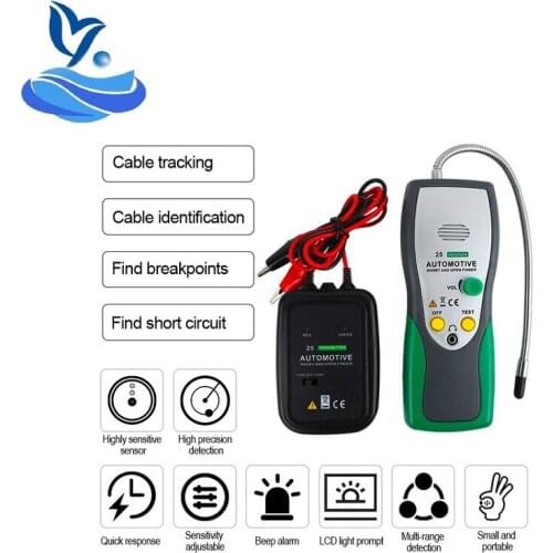 DY25 Automotive Short&Open Circuit Finder Tester Cable Wire Tracer Car Repair Tool Detector Tracer Diagnose Tone Line Finder