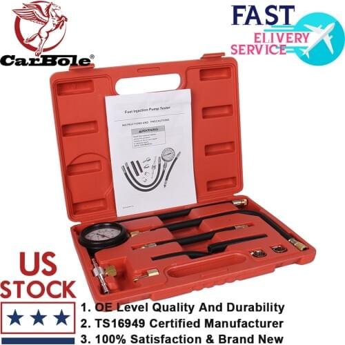 0-100 psi Auto Fuel Injection Pump Pressure Tester Kit Car Petrol Gas Engine Cylinder Compression Gauge Car Diagnostic Tool