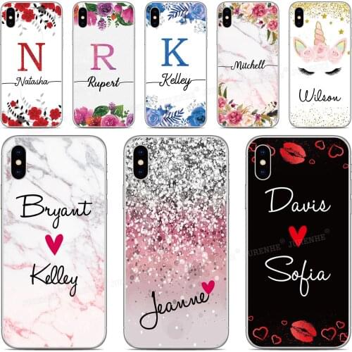 DIY Custom Made Name Phone Case For Blackview A80 A60 BV6300 BV9600 Pro Customize Letter Cover Fundas