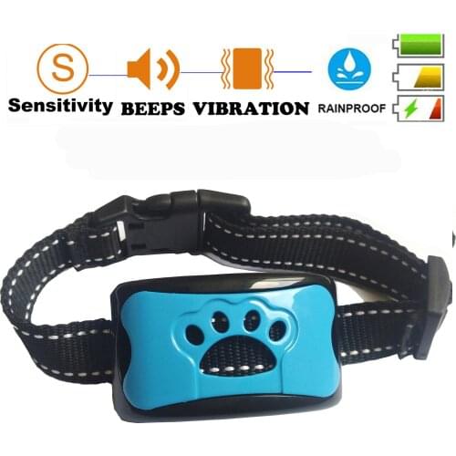 Electric Ultrasonic Dogs Training Collar Anti Barking Device Rechargeable Waterproof Dog Stop Barking Vibration Anti Bark Collar