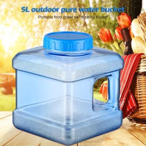 Outdoor Hiking Picnic Camping Water Tank Food Grade Large Capacity Drinking Bucket Portable Car Driving Water Tank Container