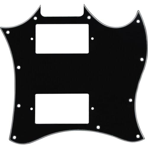 FLEOR Without Bridge Hole Type SG Guitar Pickguard Scratch Plate with Screws for SG Classic Guitar