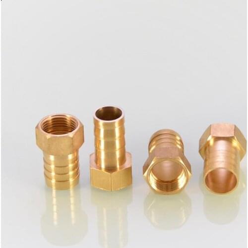 Brass Hose Barb Fitting 16mm 19mm 25mm 32mm Barbed Tail 1" BSP DN25 Female Thread Connector Joint Copper Pipe Coupling Adapter