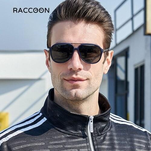 2021 Polarized Punk Round Sunglasses Men Uv400 High Quality Anti-Glare Driving Vintage Retro Big Frame Pilot Sun Glasses Oculos