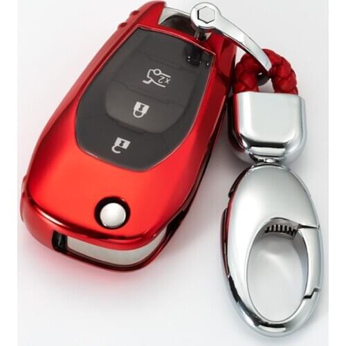 Soft TPU Car Key Case Full Cover For Chevrolet Waterproof and durable uze Aveo Trax Astra Corsa Meriva Zafira Antara keychain