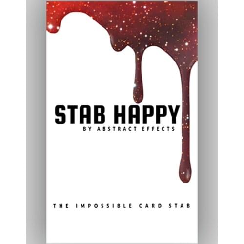 Stab Happy (Gimmicks) by Abstract Effects Close Up Performer Beginner Magic Tricks Illusions Street Magic Props Magician Fun
